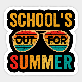 Schools Out For Summer Sticker